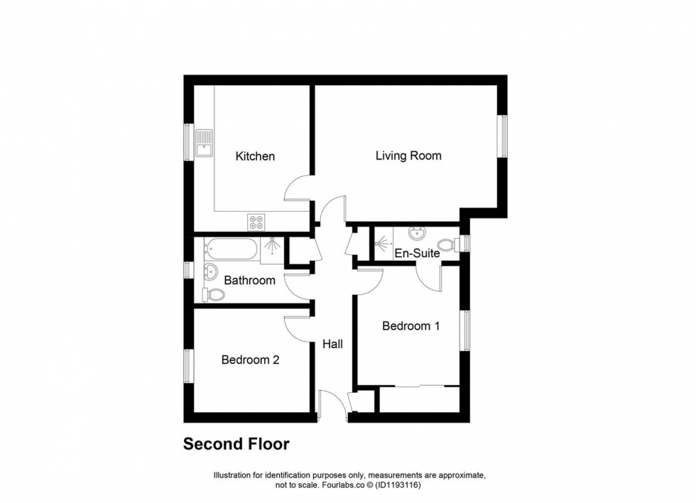 Floorplan for Corthan Court, Thornton, KY1