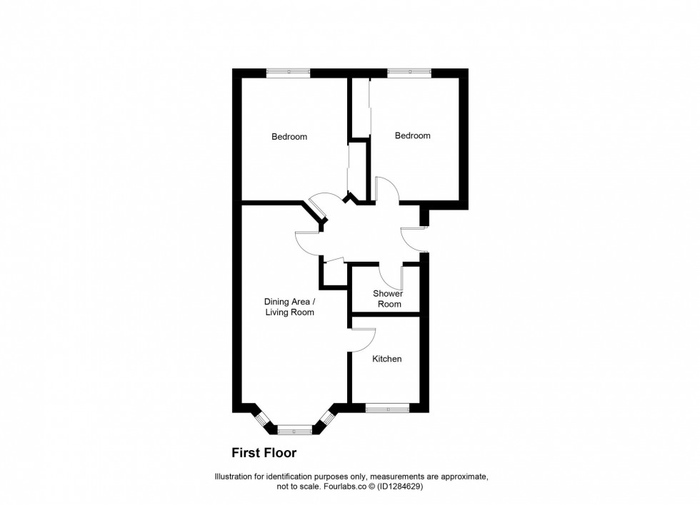 Floorplan for Victoria Road, Kirkcaldy, KY1