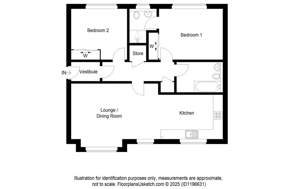 Floorplan for Corthan Court, Thornton, KY1