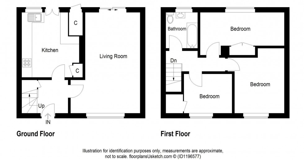 Floorplan for Solway Place, Glenrothes, KY6
