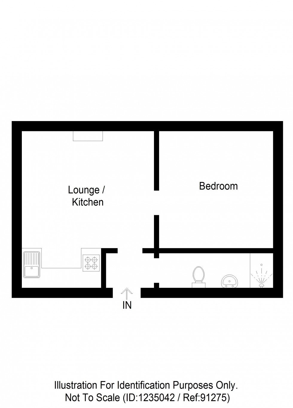 Floorplan for Tomnahurich Street, Inverness, IV3