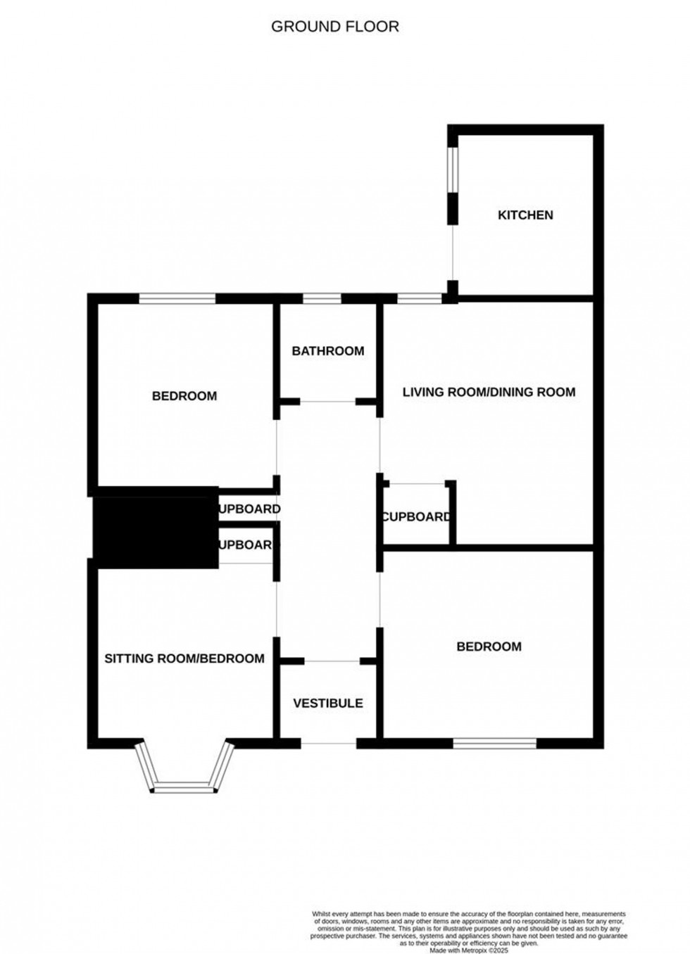 Floorplan for Milton Road, Kirkcaldy, KY1
