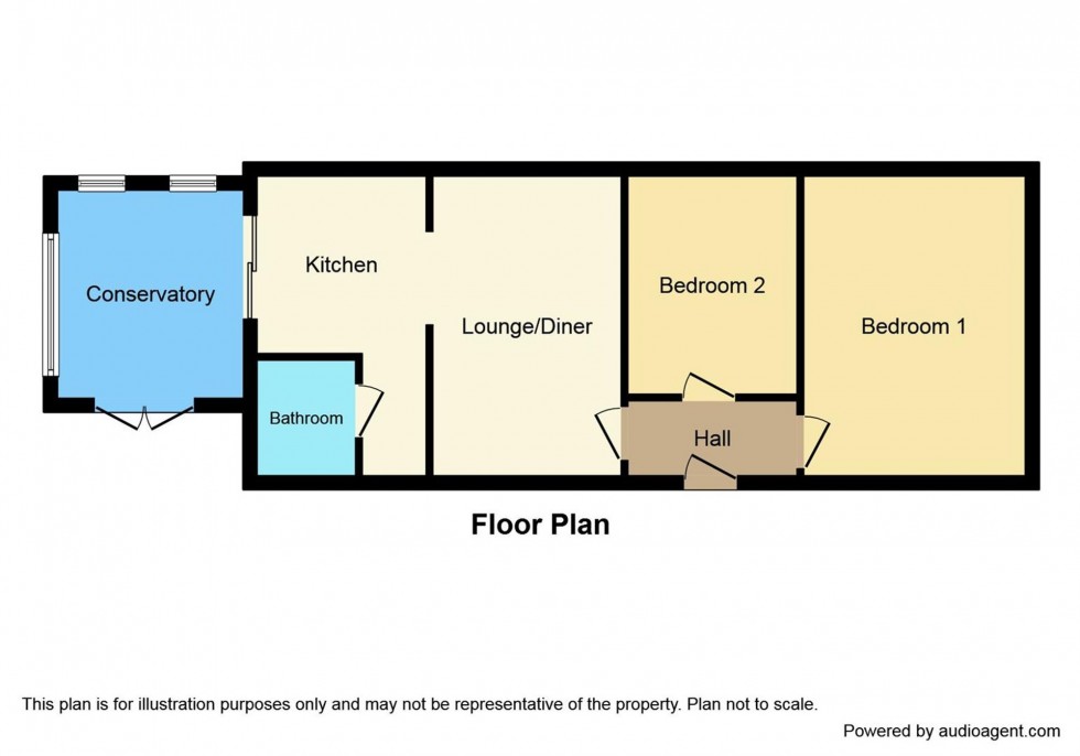 Floorplan for School Street, Markinch, KY7