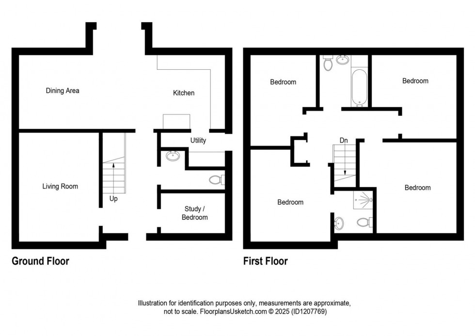 Floorplan for Inverlochy Crescent, Inverness, IV2