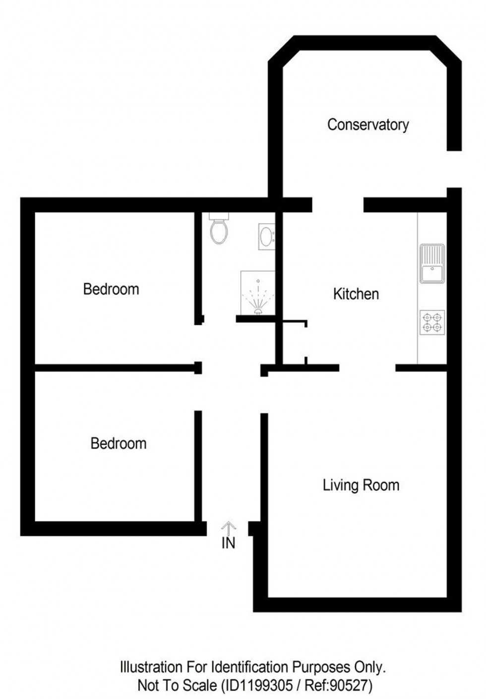 Floorplan for Cruamer, Lochinver, IV27