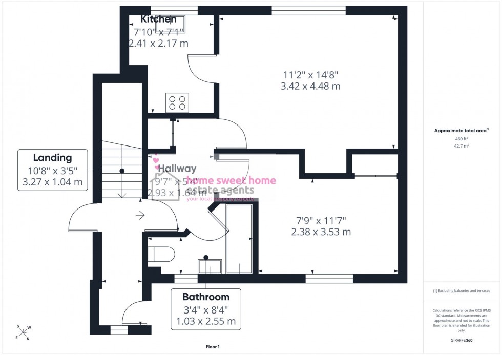 Floorplan for Culloden Court, Inverness, IV2
