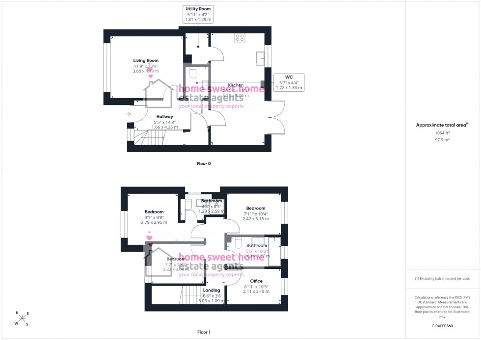 Floorplan for Great Glen Gardens, Inverness, IV3