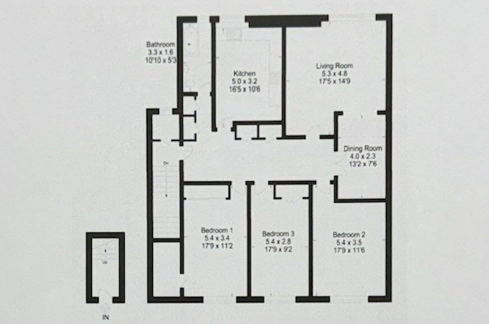 Floorplan for Main Street, Newmills, KY12