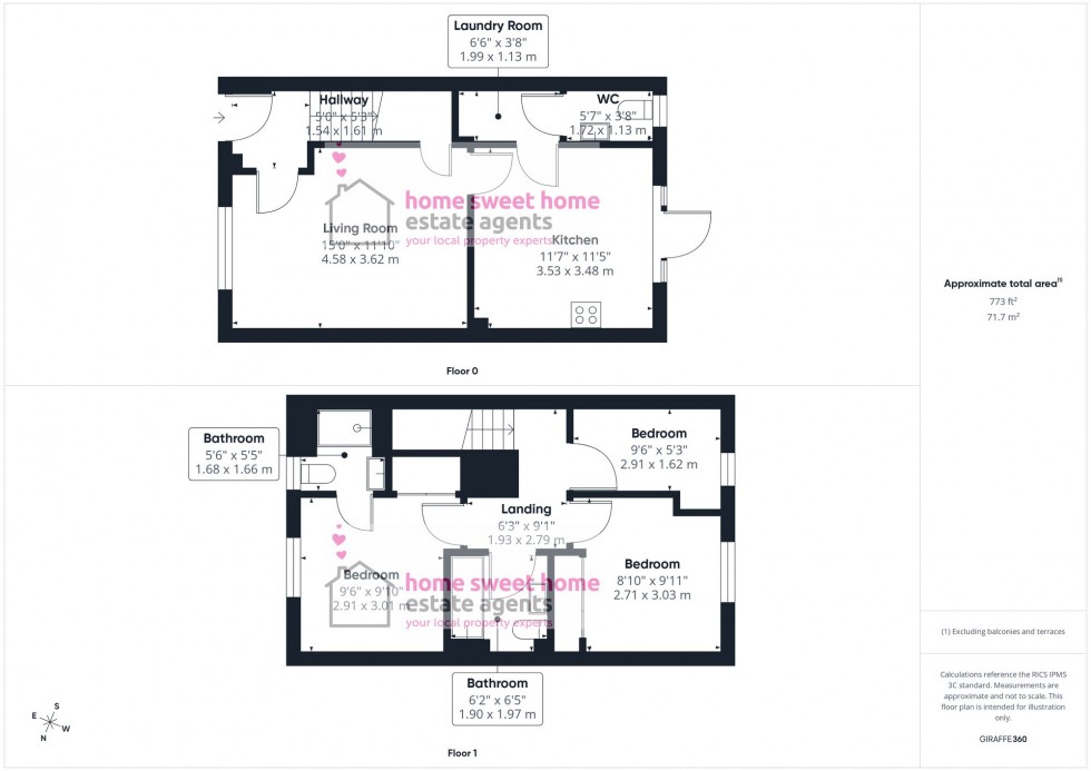 Floorplan for Tarradale Place, Inverness, IV2