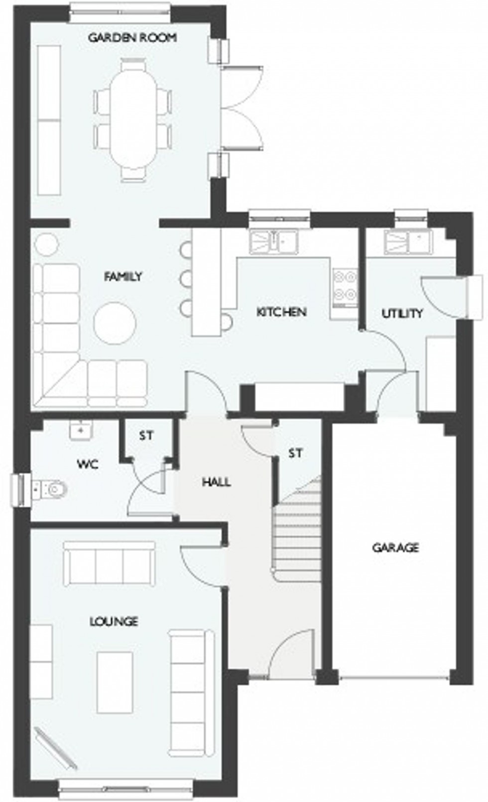 Floorplan for Golf View Road, Inverness, IV3