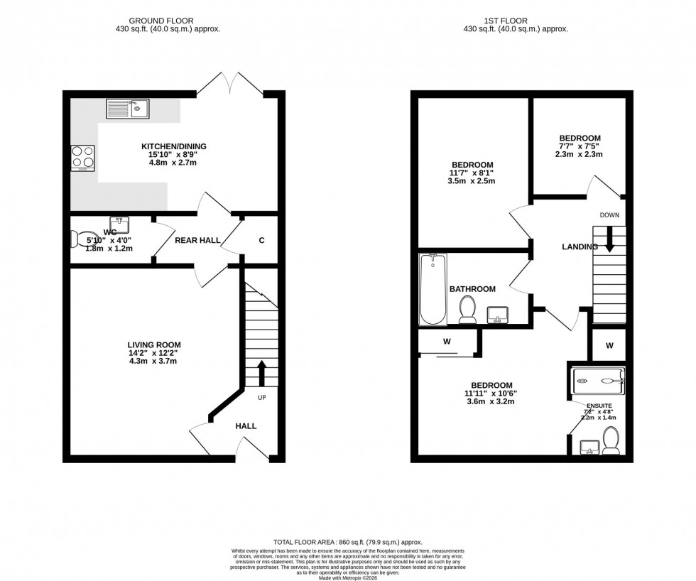 Floorplan for Great Glen Gardens, Inverness, IV3