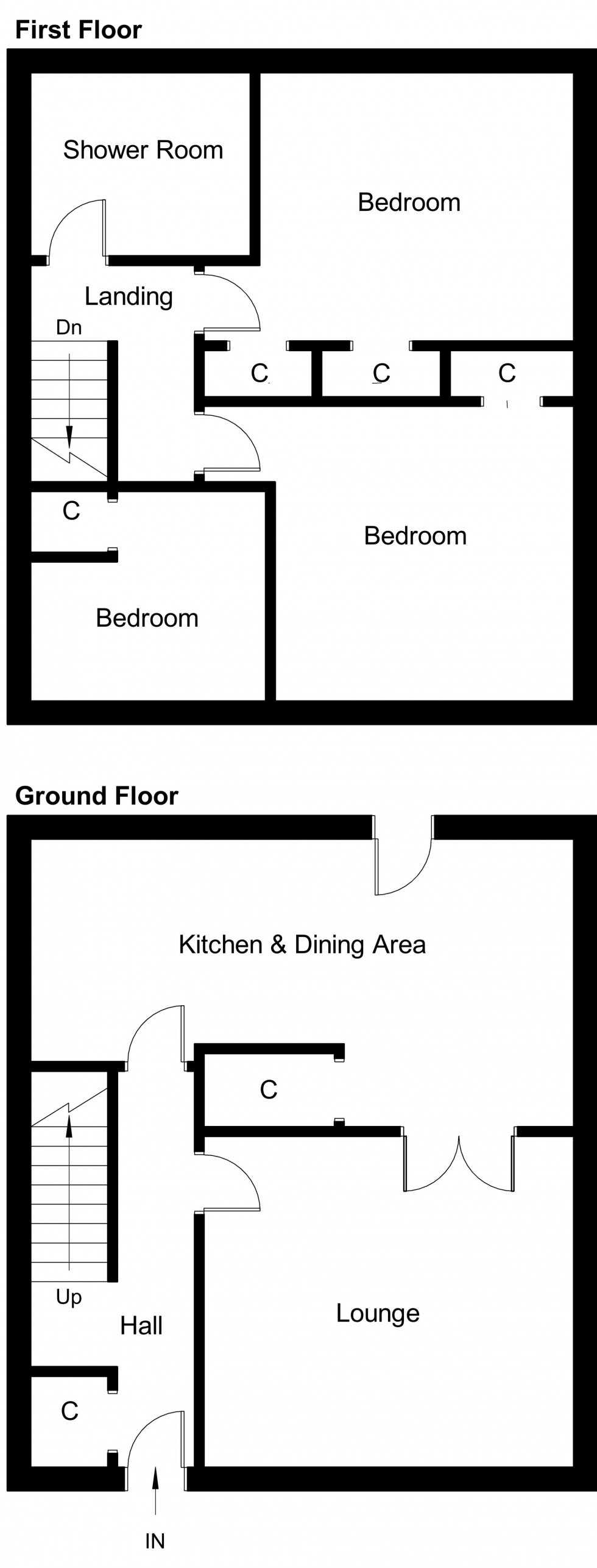 Floorplan for Waverley Drive, Glenrothes, KY6