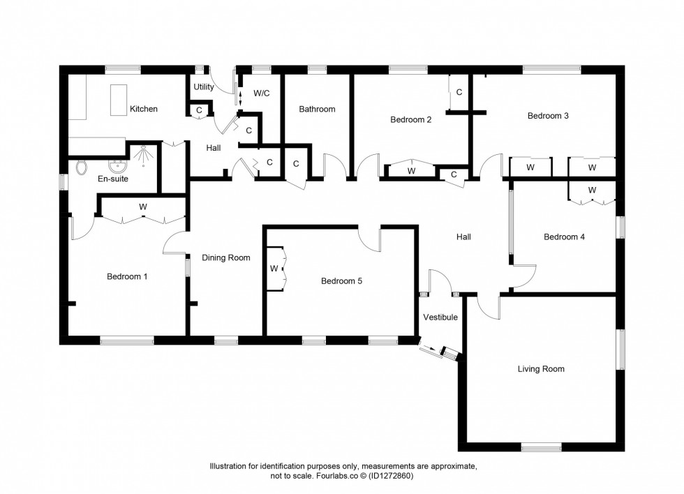 Floorplan for Alburne Crescent, Glenrothes, KY7