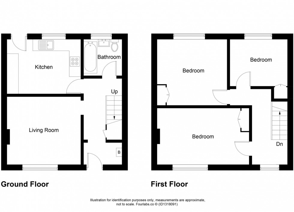 Floorplan for Carseggie Crescent, Glenrothes, KY7