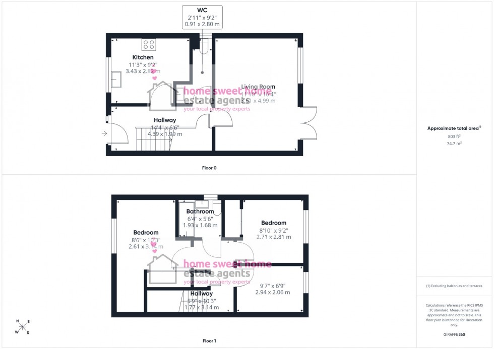 Floorplan for Rothes Place, Slackbuie, IV2