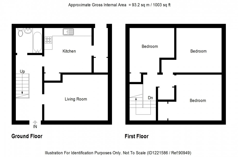 Floorplan for Cauldeen Road, Inverness, IV2