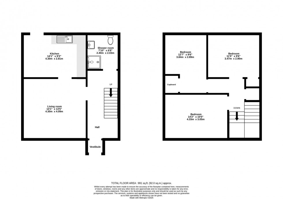Floorplan for Bayview Crescent, Cromarty, IV11
