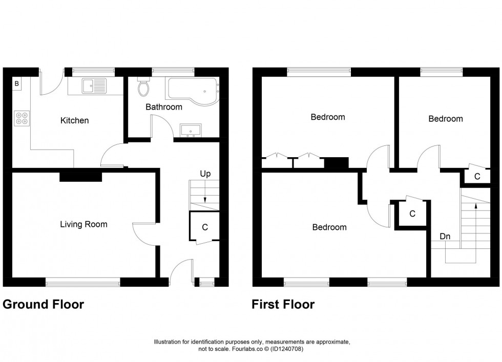 Floorplan for Leven Place, Glenrothes, KY7