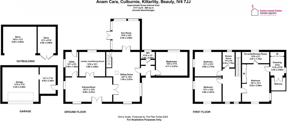 Floorplan for Kiltarlity, Beauly, IV4