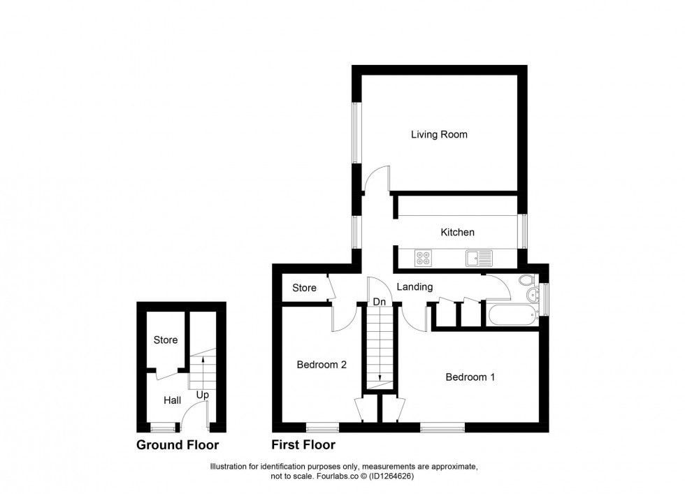 Floorplan for Aline Court, Glenrothes, KY6