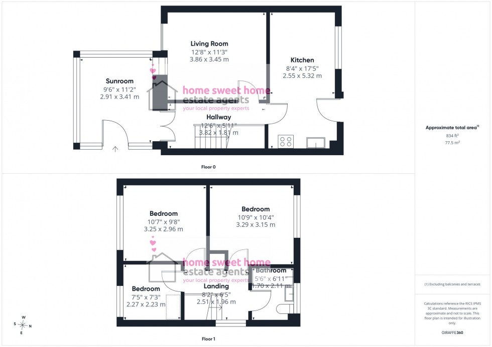 Floorplan for Braeface, Alness, IV17