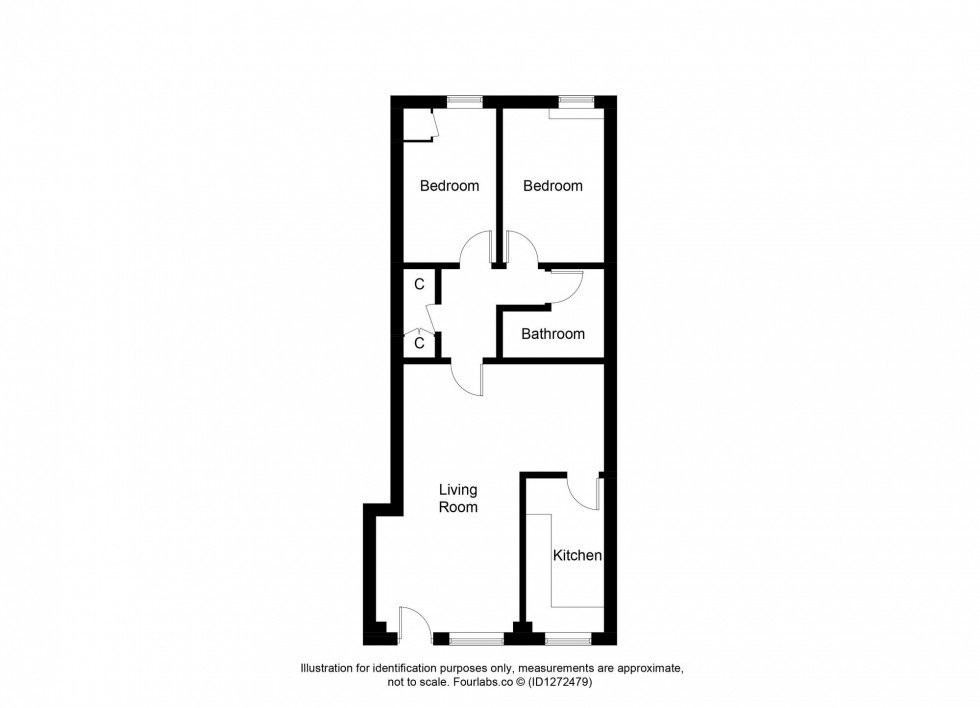 Floorplan for High Street, Methil, KY8