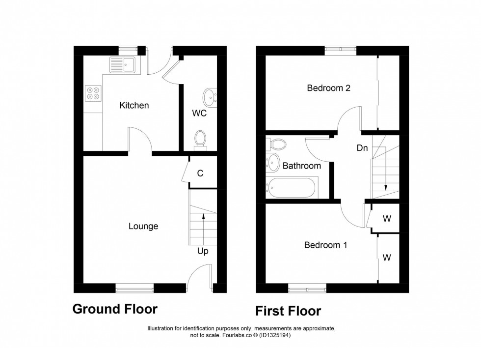 Floorplan for Sappi Road, Glenrothes, KY7