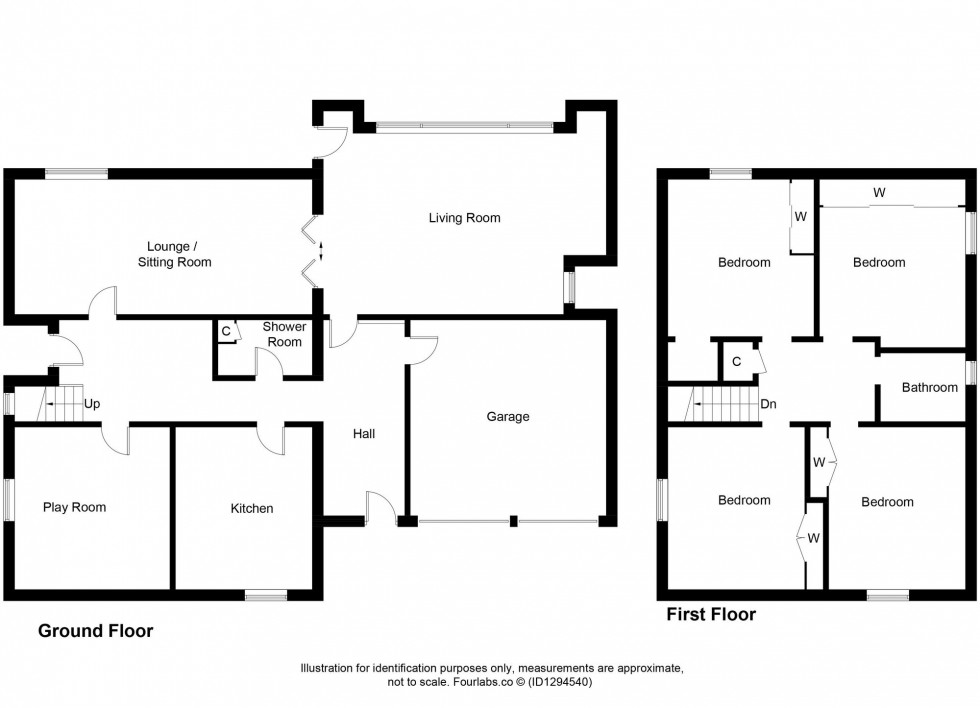 Floorplan for Raith Drive, Kirkcaldy, KY2