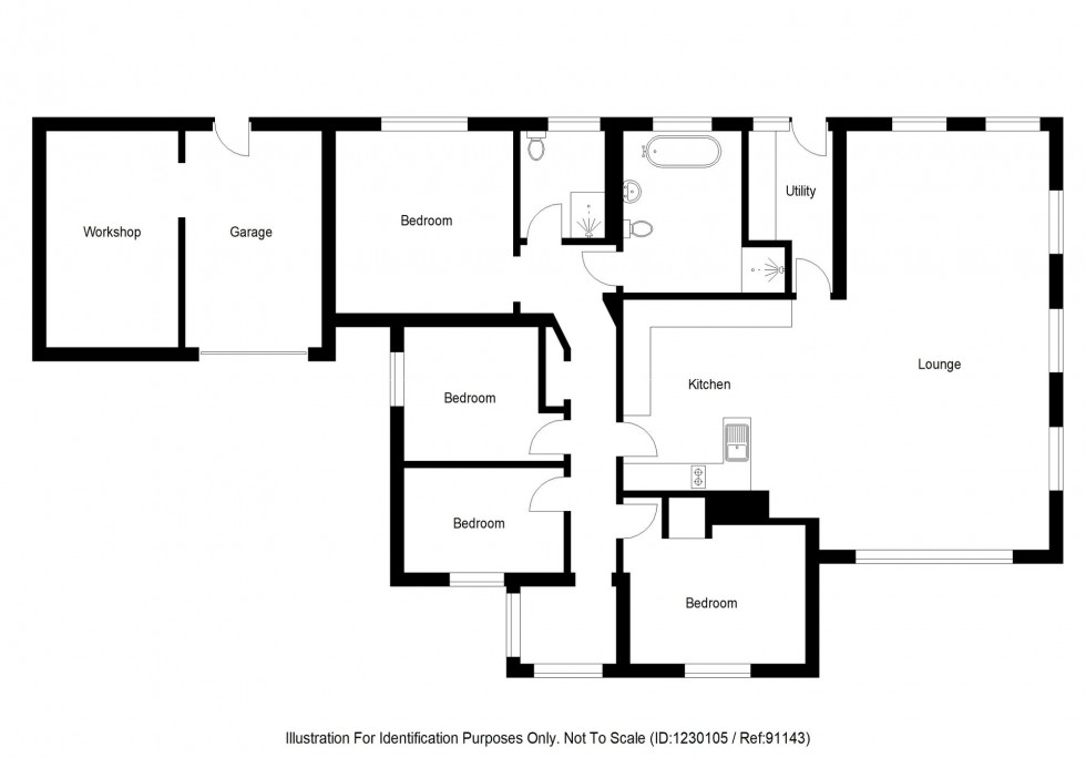Floorplan for Ardersier, Mains Of Ardersier, IV2