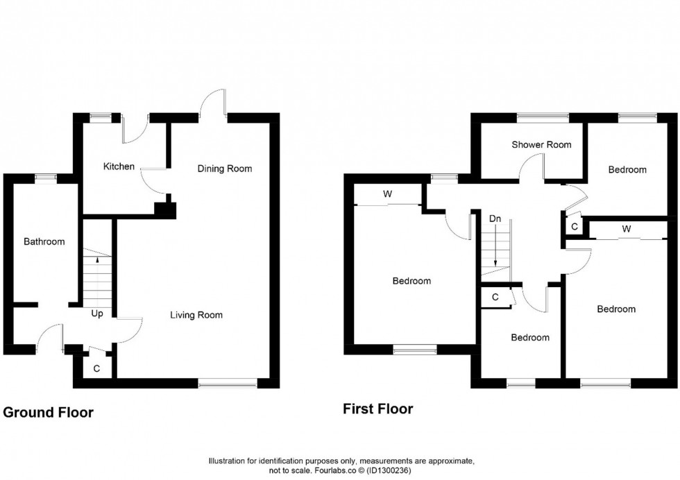 Floorplan for Ralston Court, Glenrothes, KY6