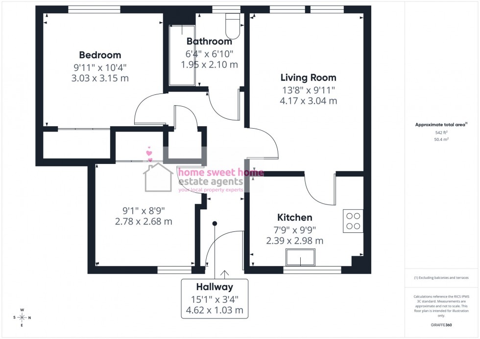 Floorplan for Countess Park, Slackbuie, IV2