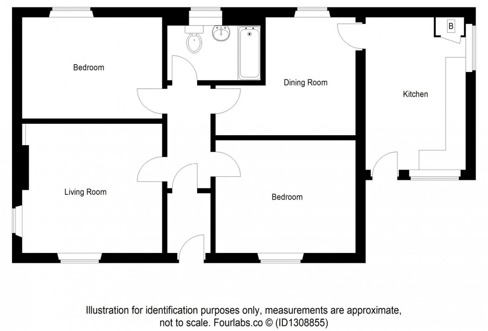Floorplan for Northall Road, Markinch, KY7