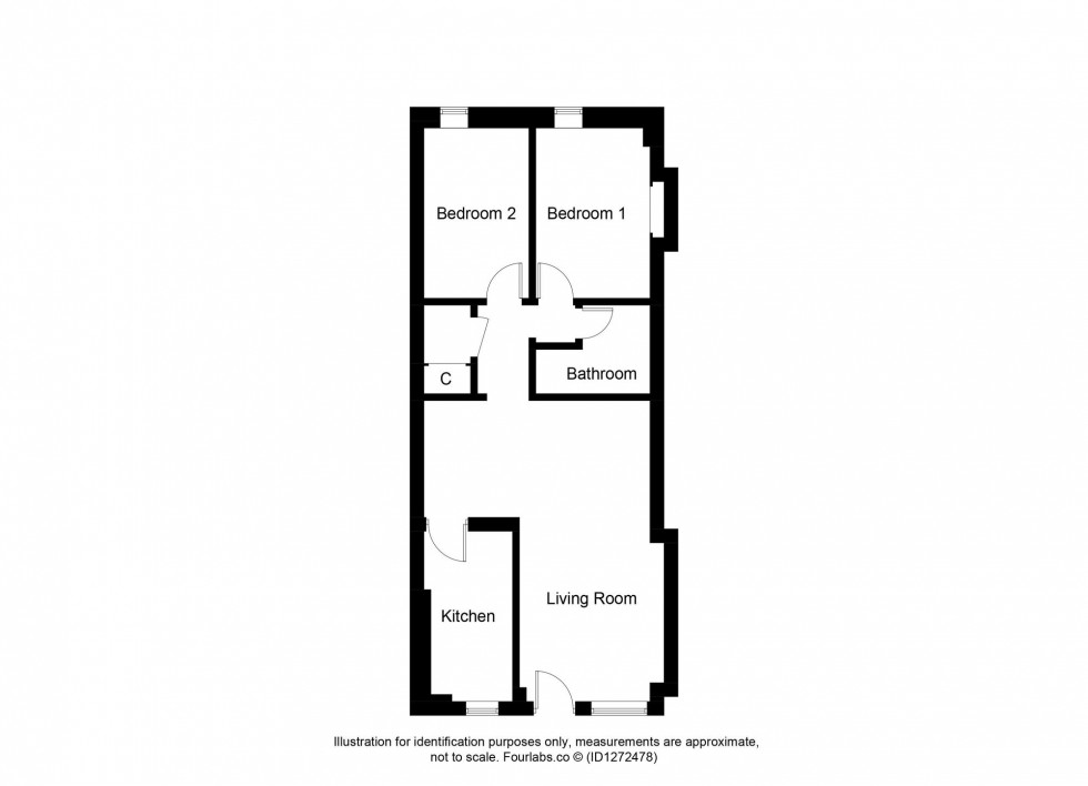 Floorplan for High Street, Methil, KY8