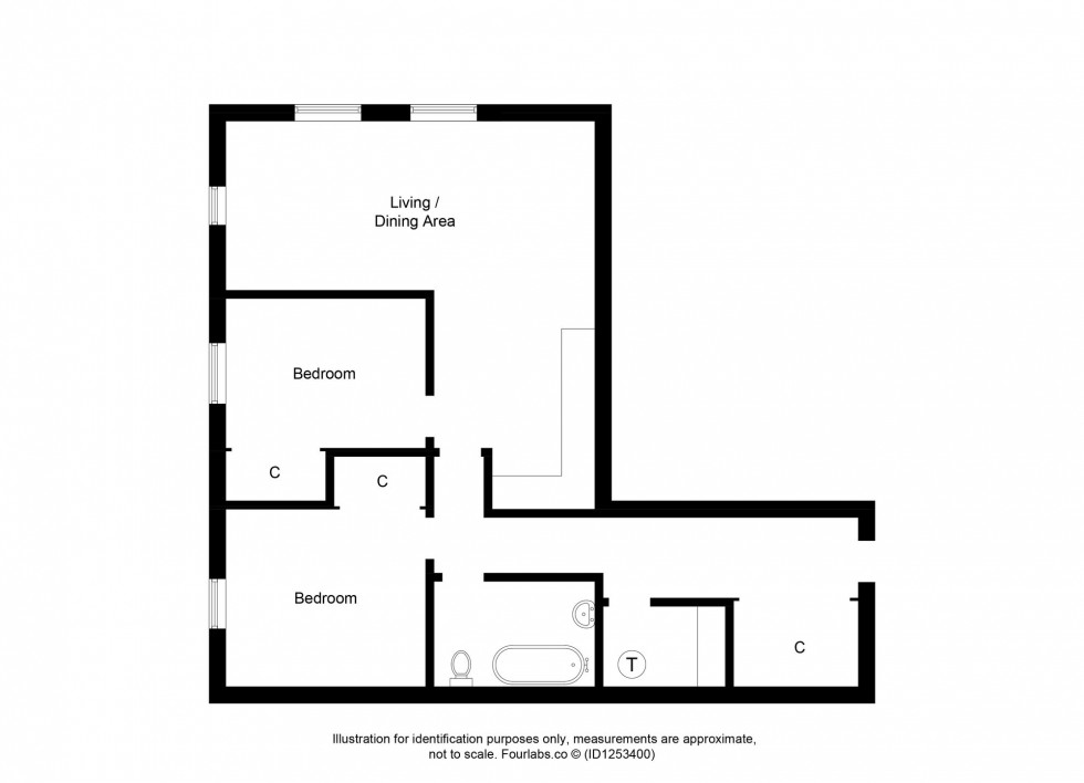 Floorplan for Strothers Lane, La Scala Apartments Strothers Lane, IV1