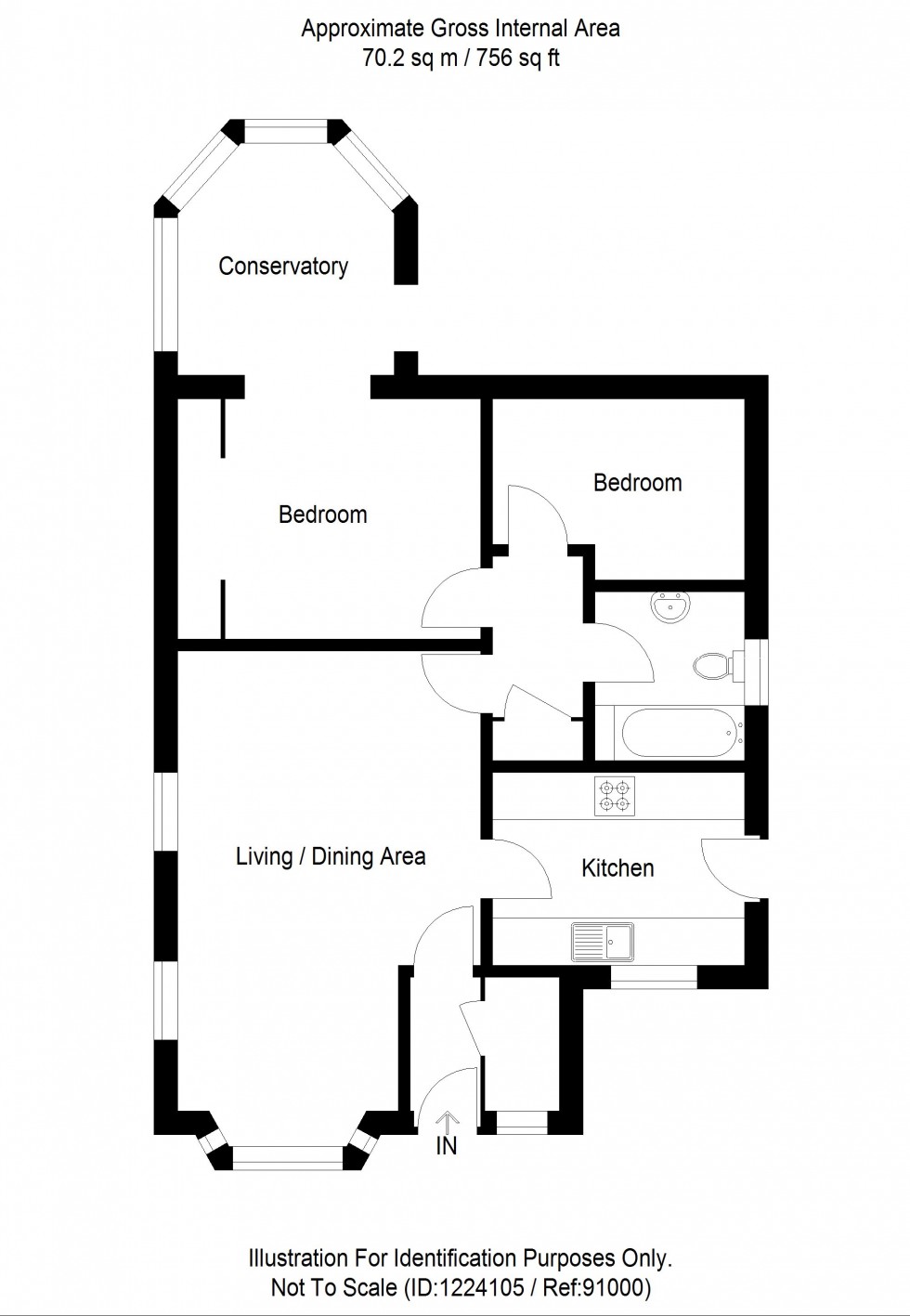 Floorplan for Lochlann Road, Culloden, IV2
