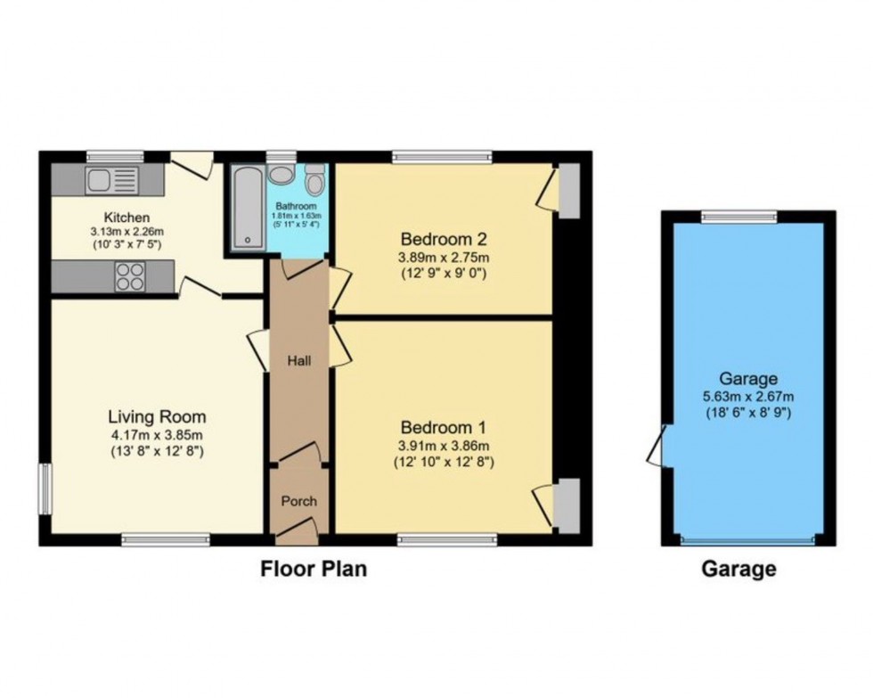 Floorplan for West End, Kinglassie, KY5