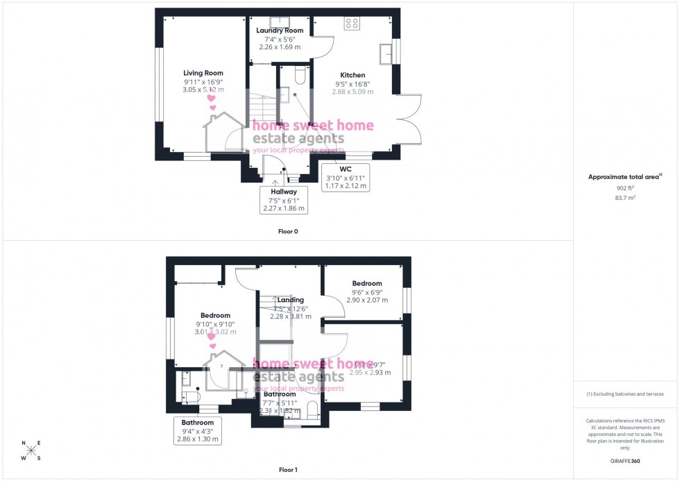 Floorplan for Great Glen Gardens, Inverness, IV3
