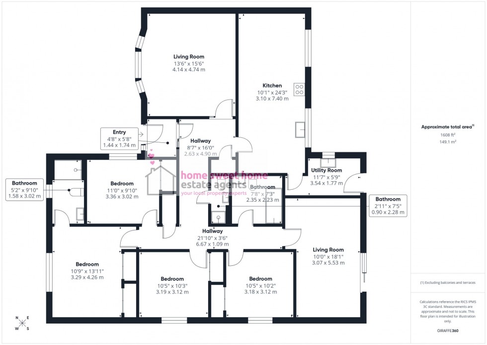 Floorplan for Oakdene Court, Culloden, IV2