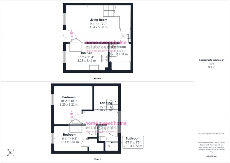 Floorplan for Larchwood Drive, Inverness, IV2