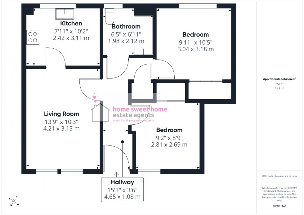 Floorplan for Atholl Place, Inverness, IV2