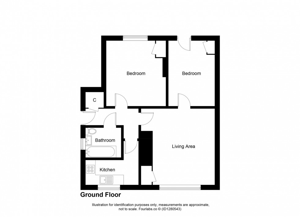 Floorplan for George Street, Markinch, KY7
