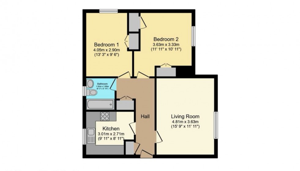 Floorplan for Malcolm Road, Glenrothes, KY7