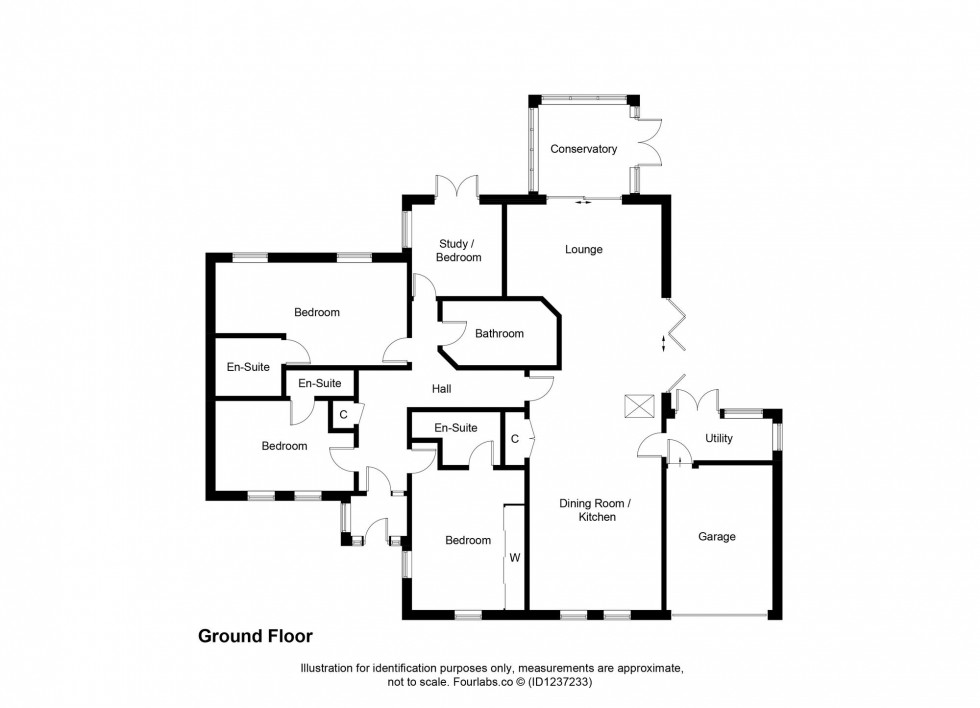 Floorplan for Craigrothie, Cupar, KY15