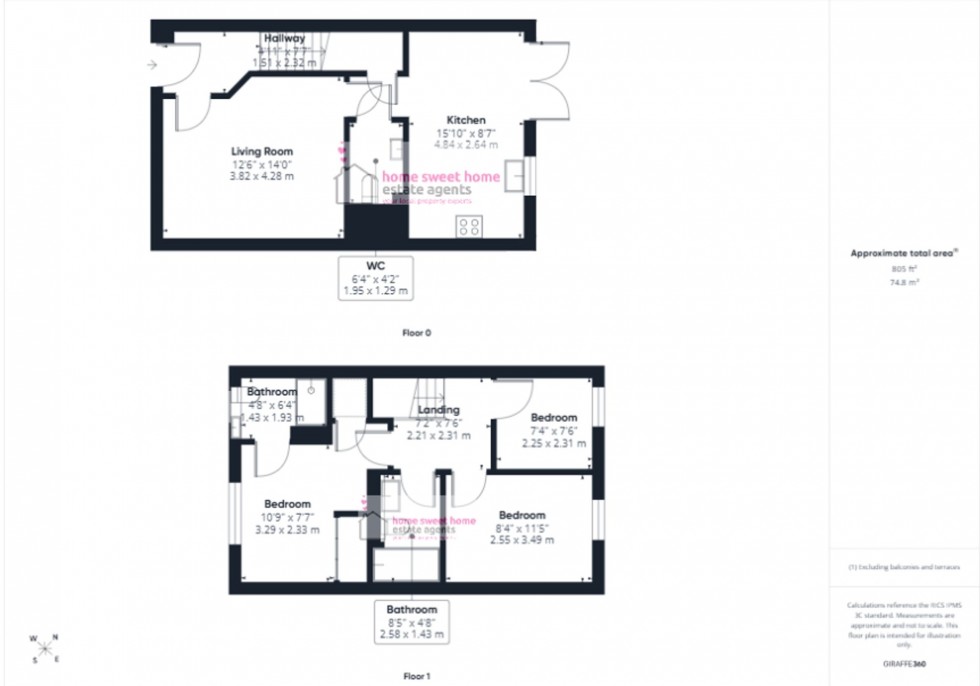 Floorplan for Dunain Square, Inverness, IV3
