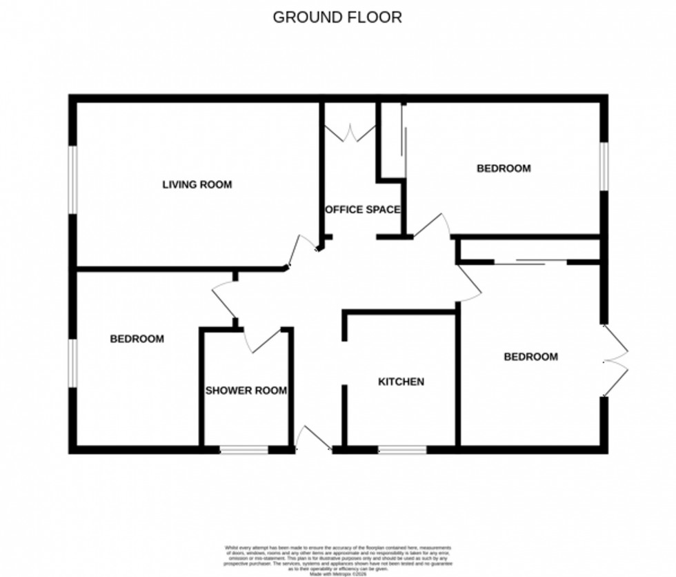 Floorplan for Daly Gardens, High Valleyfield, KY12