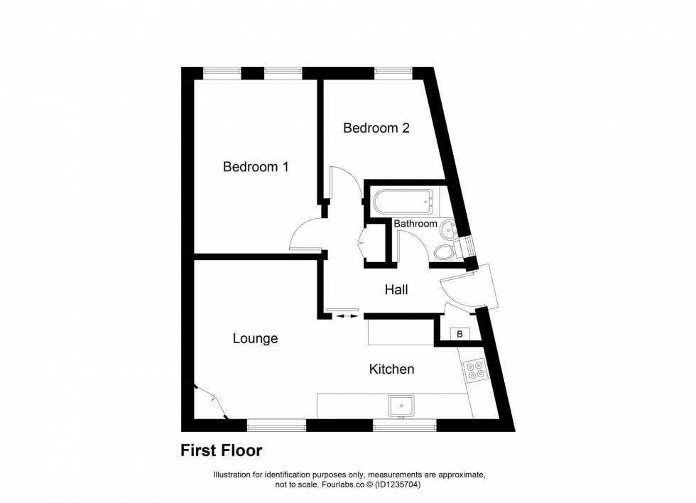 Floorplan for Balbirnie Street, Markinch, KY7