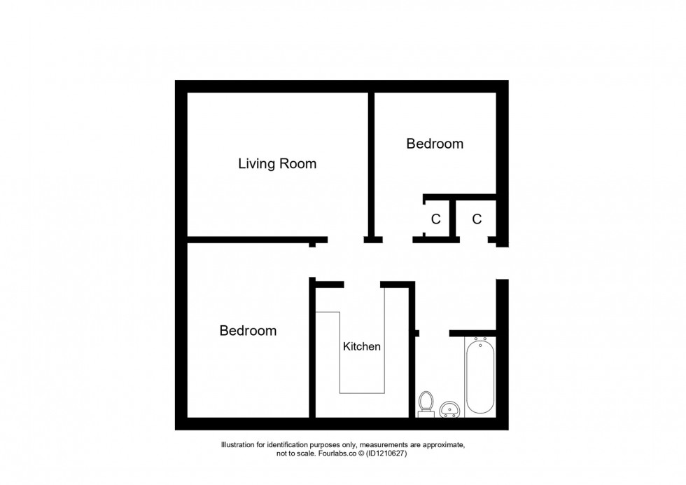 Floorplan for Springfield Gardens, Inverness, IV3